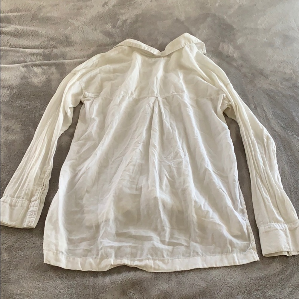 White button up blouse - Picture 2 of 2